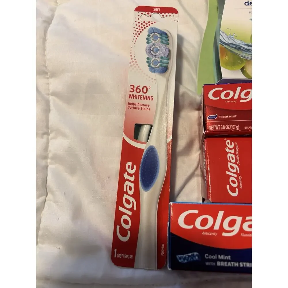 Colgate Oral Care Products, Toothpaste, Toothbrush